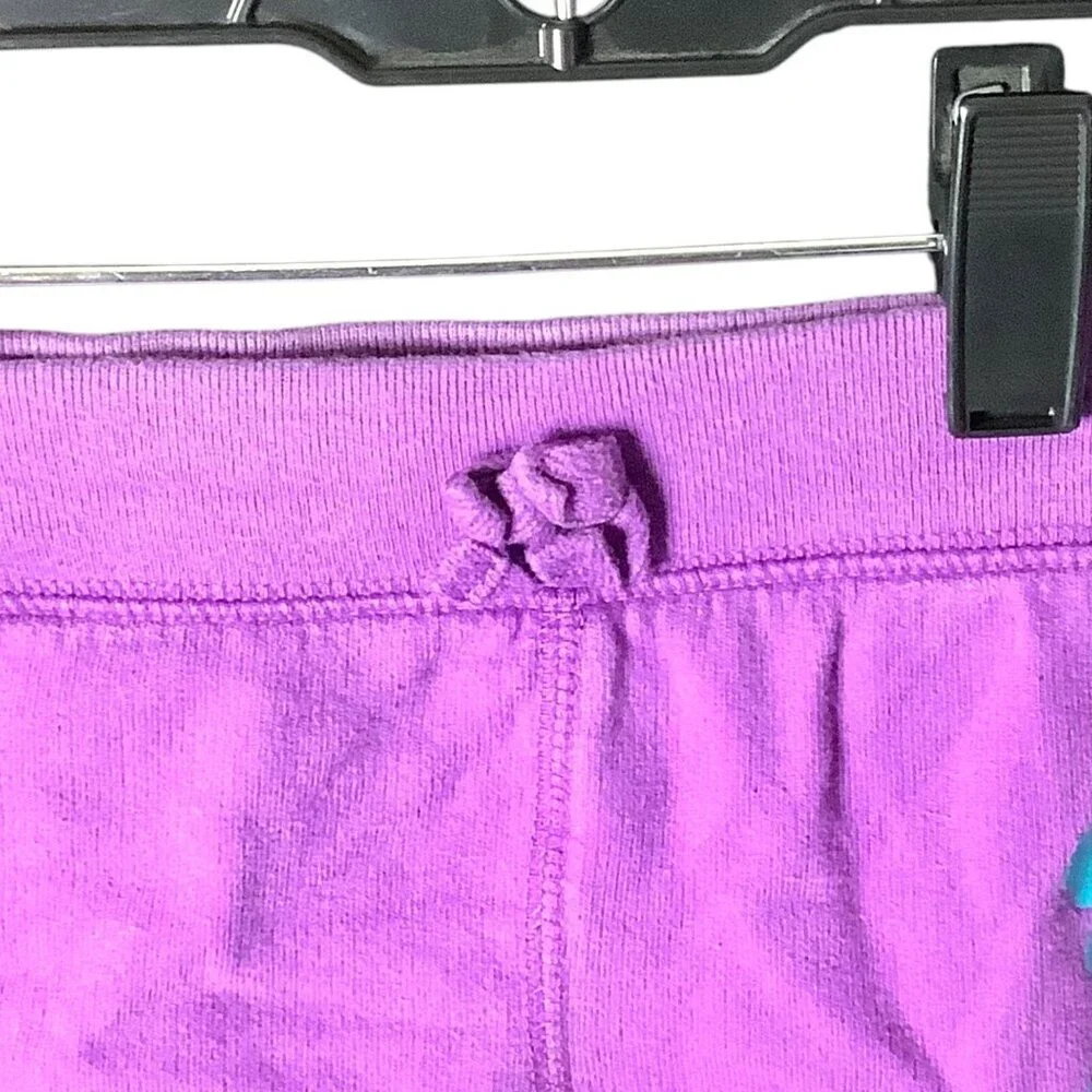 The‎ Childrens Place Shorts Girls XSmall Purple Cotton Teal Floral Butterfly